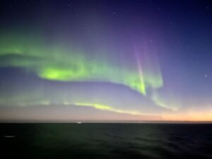 Aurora auf der Nordwestpassage
