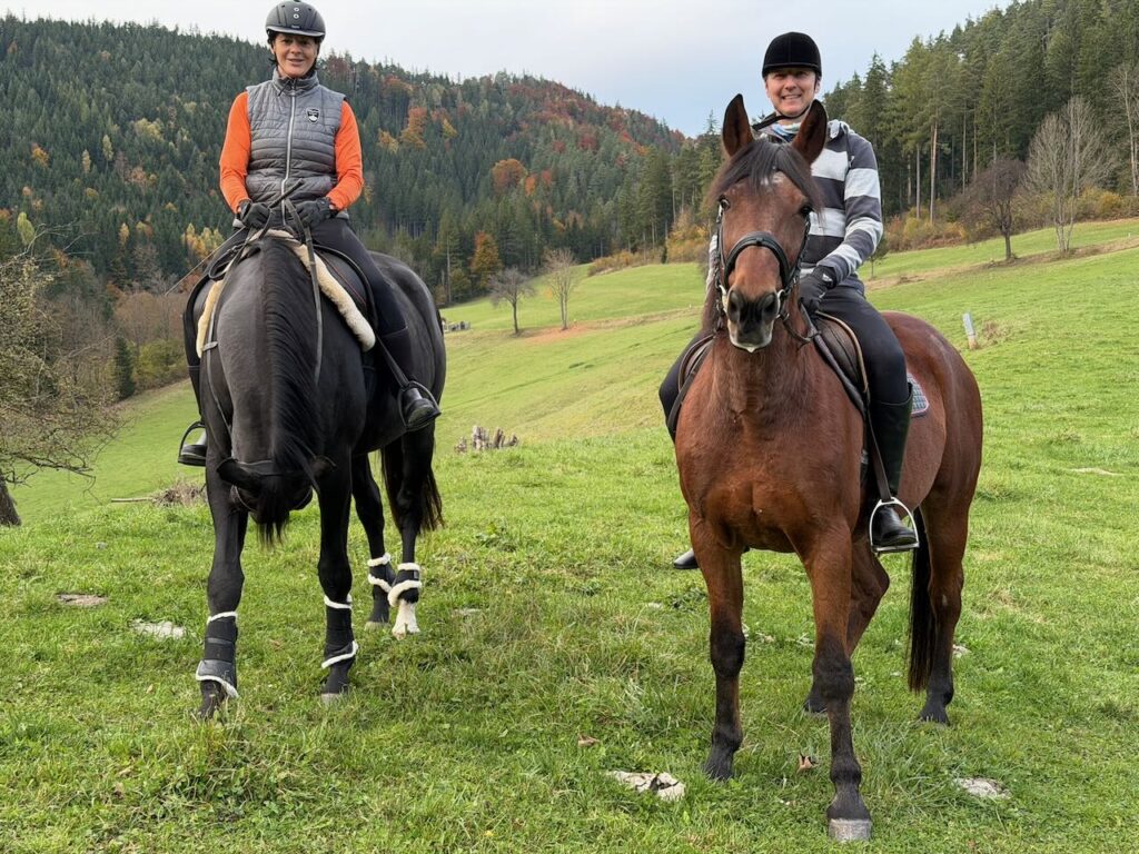 Meine ersten Reitversuche